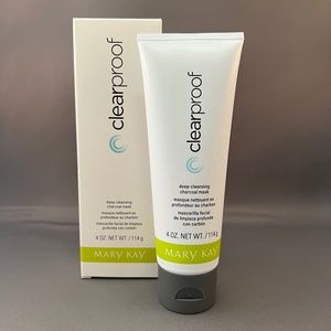 NIB MARY KAY Clearproof Deep Cleansing Charcoal Mask 4oz